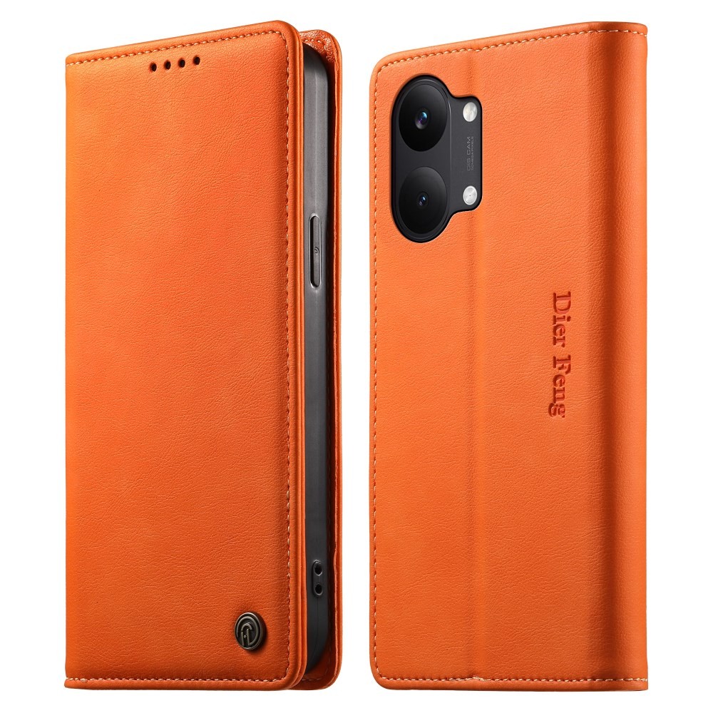 Xiaomi Poco X8 Pro Max 5G DF-019 Θήκη Βιβλίο Orange