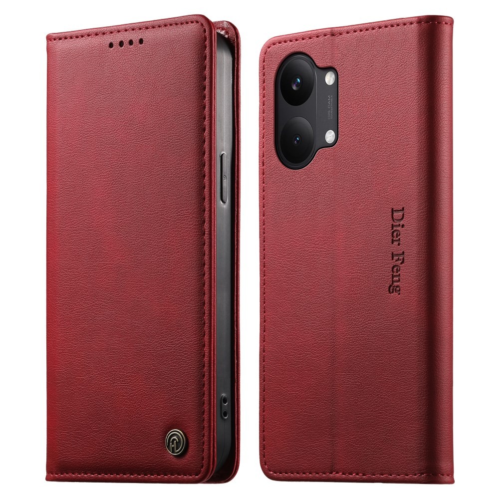Xiaomi Poco X8 Pro Max 5G DF-019 Θήκη Βιβλίο Dark Red