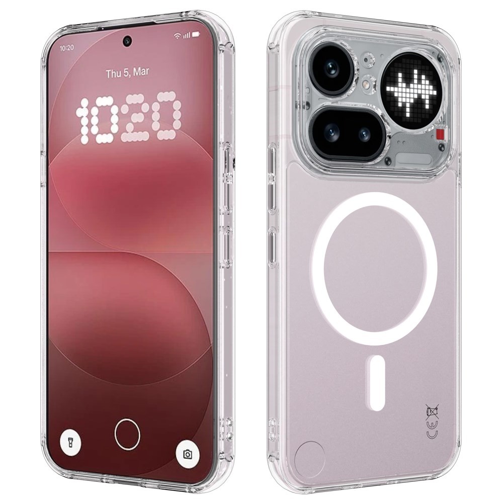 Nothing Phone (4a) Pro MagSafe TPU+Acrylic Σκληρή Θήκη Transparent