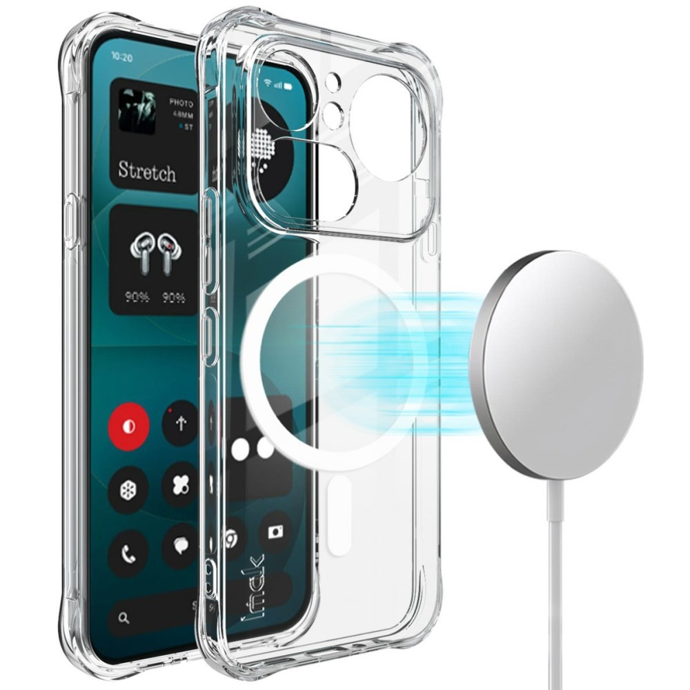 Nothing Phone (4a) Pro IMAK Buffer MagSafe Θήκη Σιλικόνης Transparent