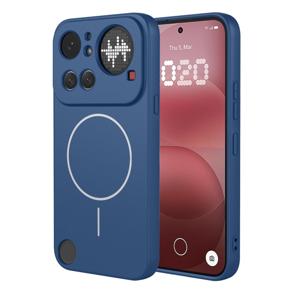 Nothing Phone (4a) Pro Liquid Silicone Magsafe Θήκη Σιλικόνης Blue