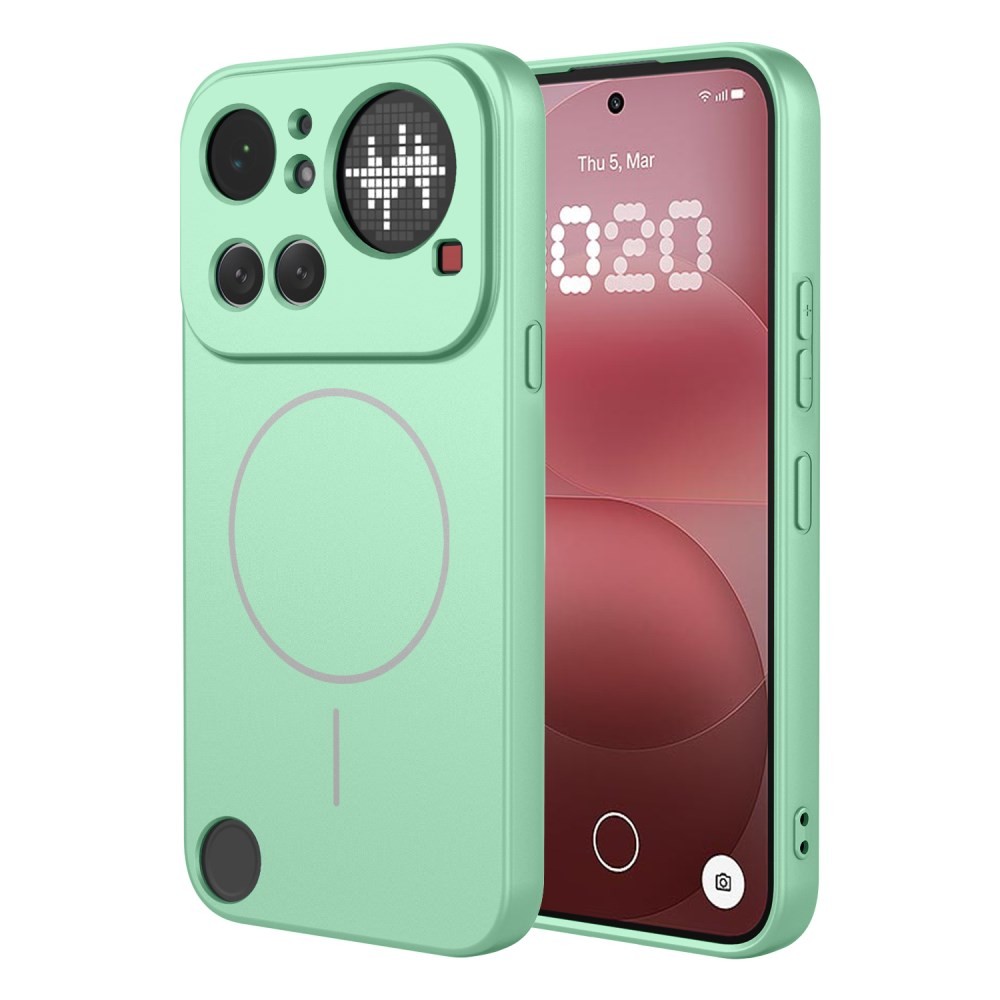 Nothing Phone (4a) Pro Liquid Silicone Magsafe Θήκη Σιλικόνης Matcha Green