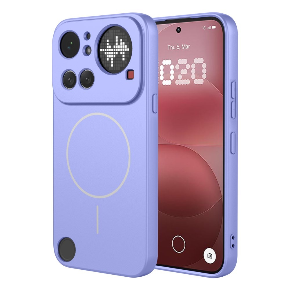 Nothing Phone (4a) Pro Liquid Silicone Magsafe Θήκη Σιλικόνης Purple