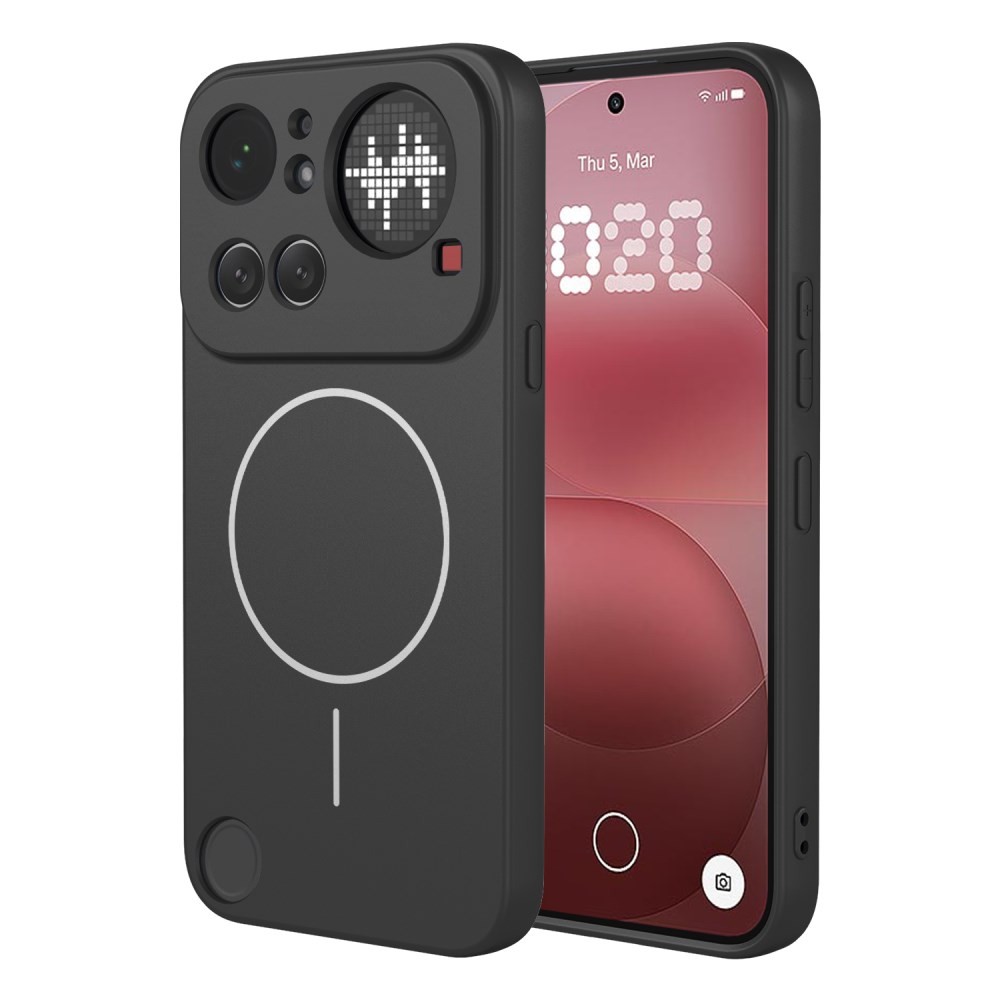 Nothing Phone (4a) Pro Liquid Silicone Magsafe Θήκη Σιλικόνης Black