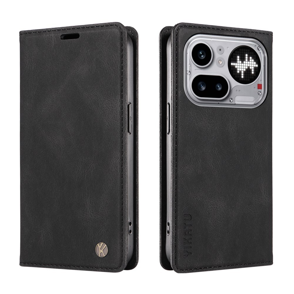 Nothing Phone (4a) Pro YIKATU YK-004 Θήκη Βιβλίο Black