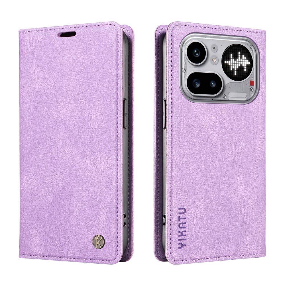 Nothing Phone (4a) Pro YIKATU YK-004 Θήκη Βιβλίο Purple
