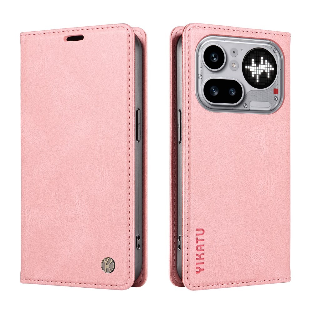 Nothing Phone (4a) Pro YIKATU YK-004 Θήκη Βιβλίο Pink