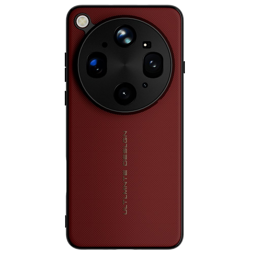 Oppo Find X9 Ultra 5G GKK Woven Texture Σκληρή Θήκη Red