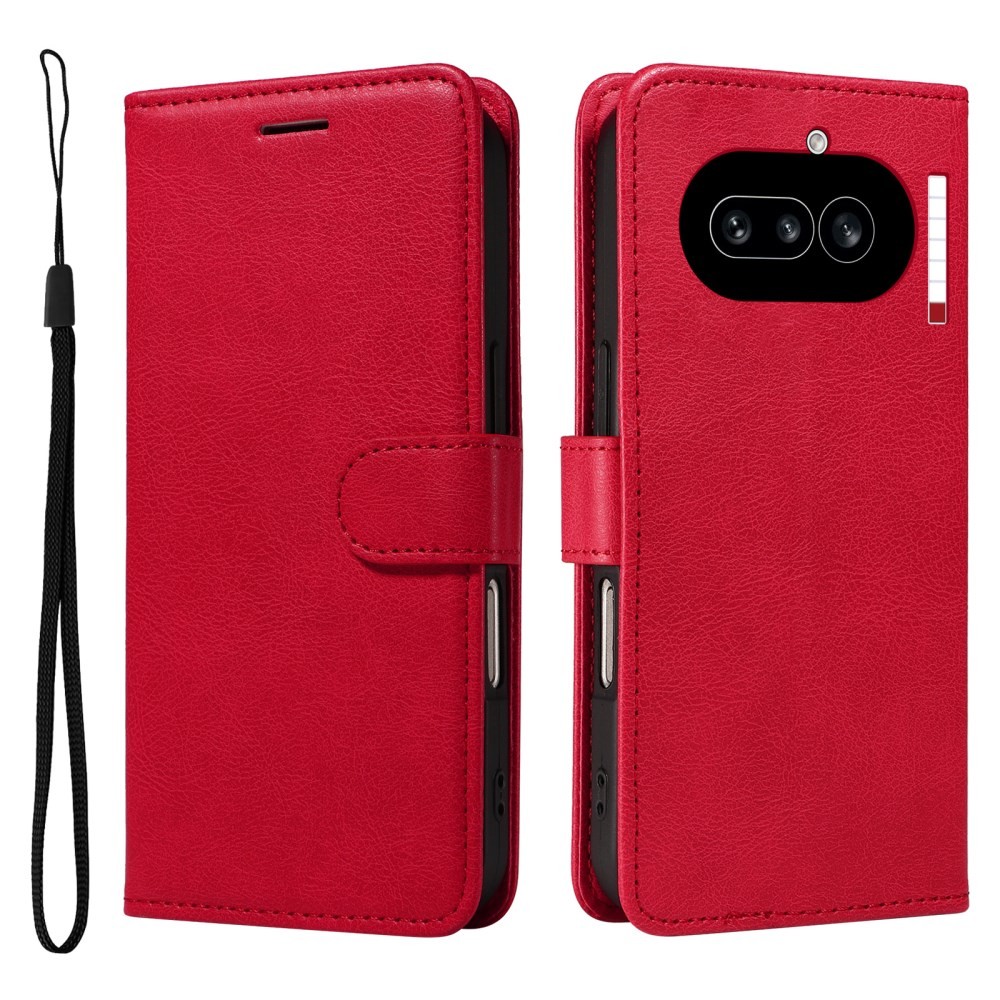 Nothing Phone (4a) Basic Θήκη Πορτοφόλι Red