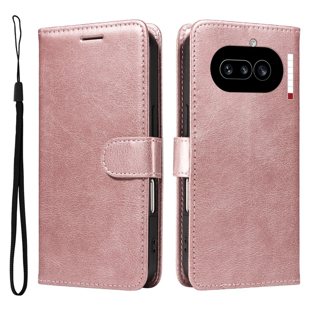 Nothing Phone (4a) Basic Θήκη Πορτοφόλι Rose Gold