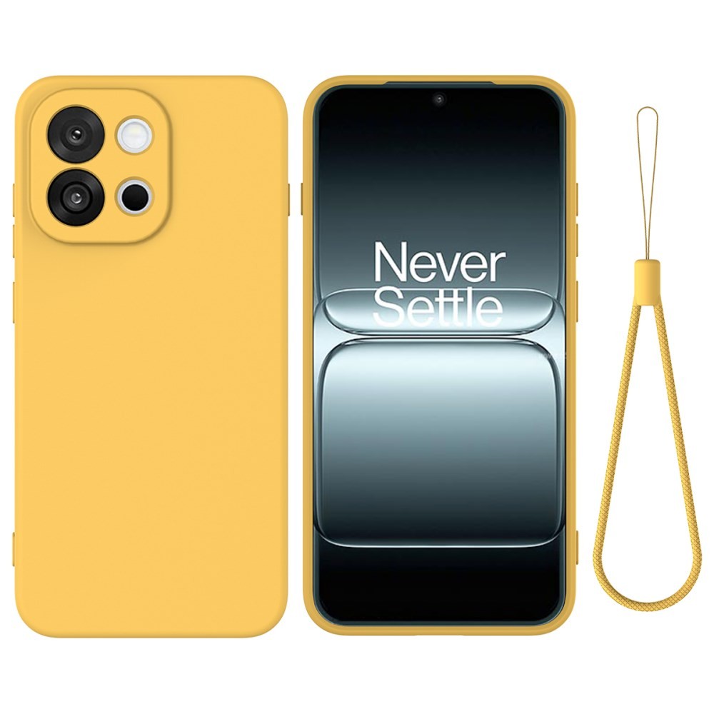 OnePlus Nord 6 5G Solid Color Θήκη Σιλικόνης Yellow