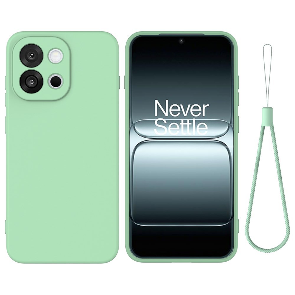 OnePlus Nord 6 5G Solid Color Θήκη Σιλικόνης Green