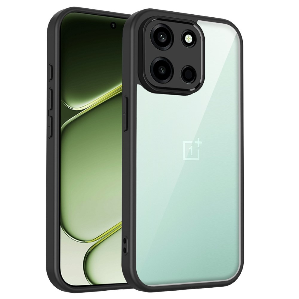 OnePlus Nord 6 5G Color Frame Διάφανη Σκληρή Θήκη Black