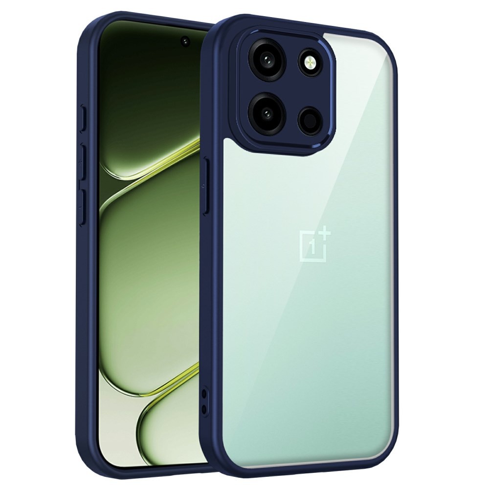 OnePlus Nord 6 5G Color Frame Διάφανη Σκληρή Θήκη Blue