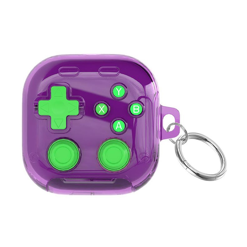 Samsung Galaxy Buds4 / Buds4 Pro XDcase Θήκη Σιλικόνης με Stand Transparent Purple