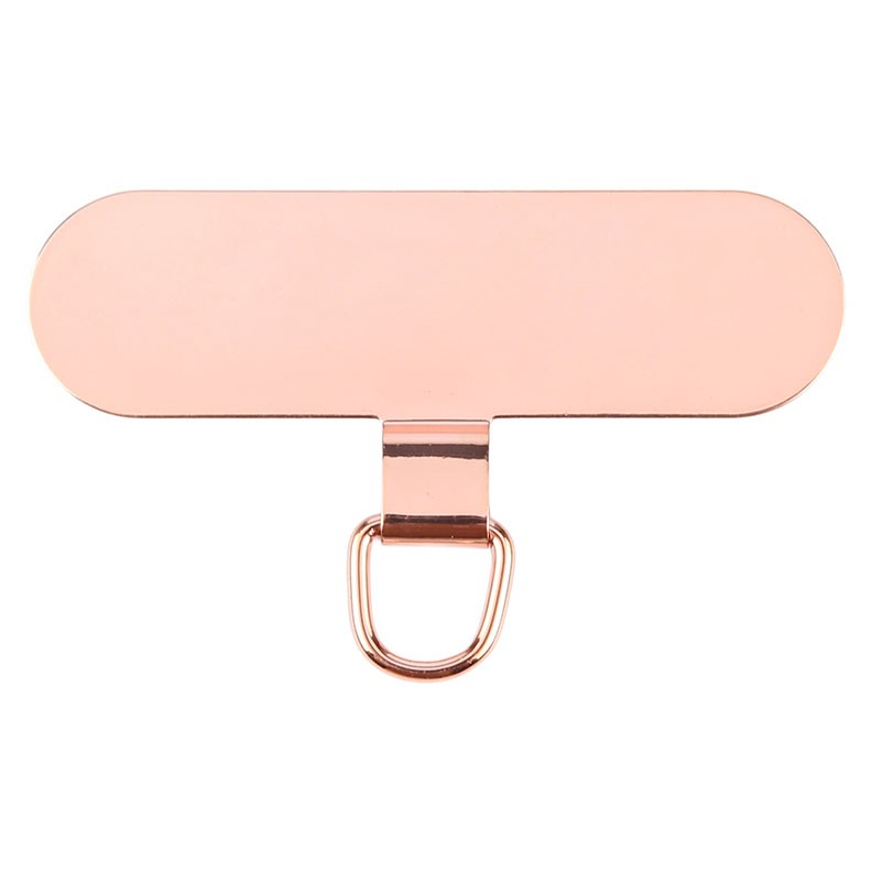   Μεταλλικό Tab για Λουράκι Λαιμού Rose Gold