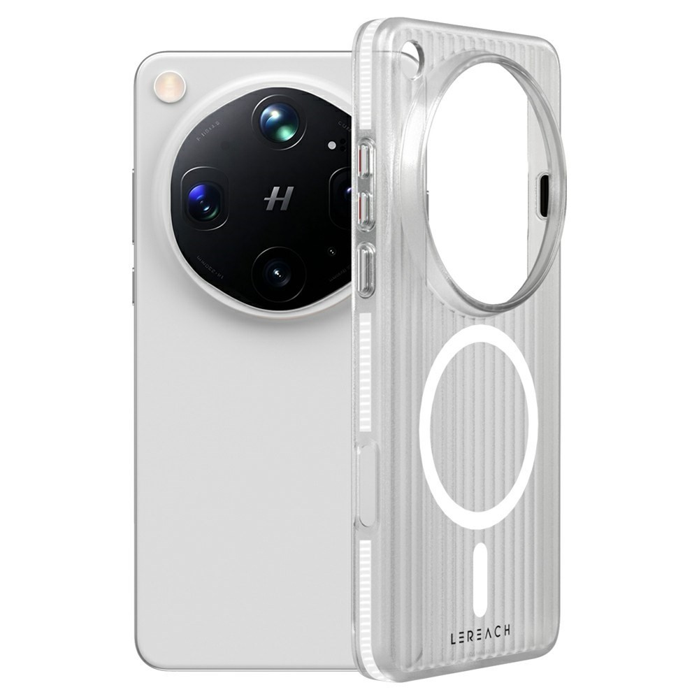 Oppo Find X9 Ultra 5G LEREACH TOC Series MagSafe Σκληρή Θήκη Transparent White