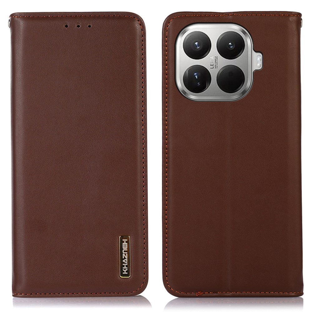 Xiaomi 17T 5G KHAZNEH Δερμάτινη Θήκη Βιβλίο Brown