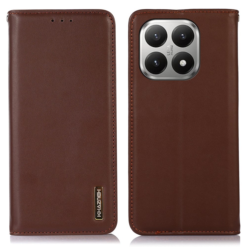 Xiaomi 17T Pro 5G KHAZNEH Δερμάτινη Θήκη Βιβλίο Brown