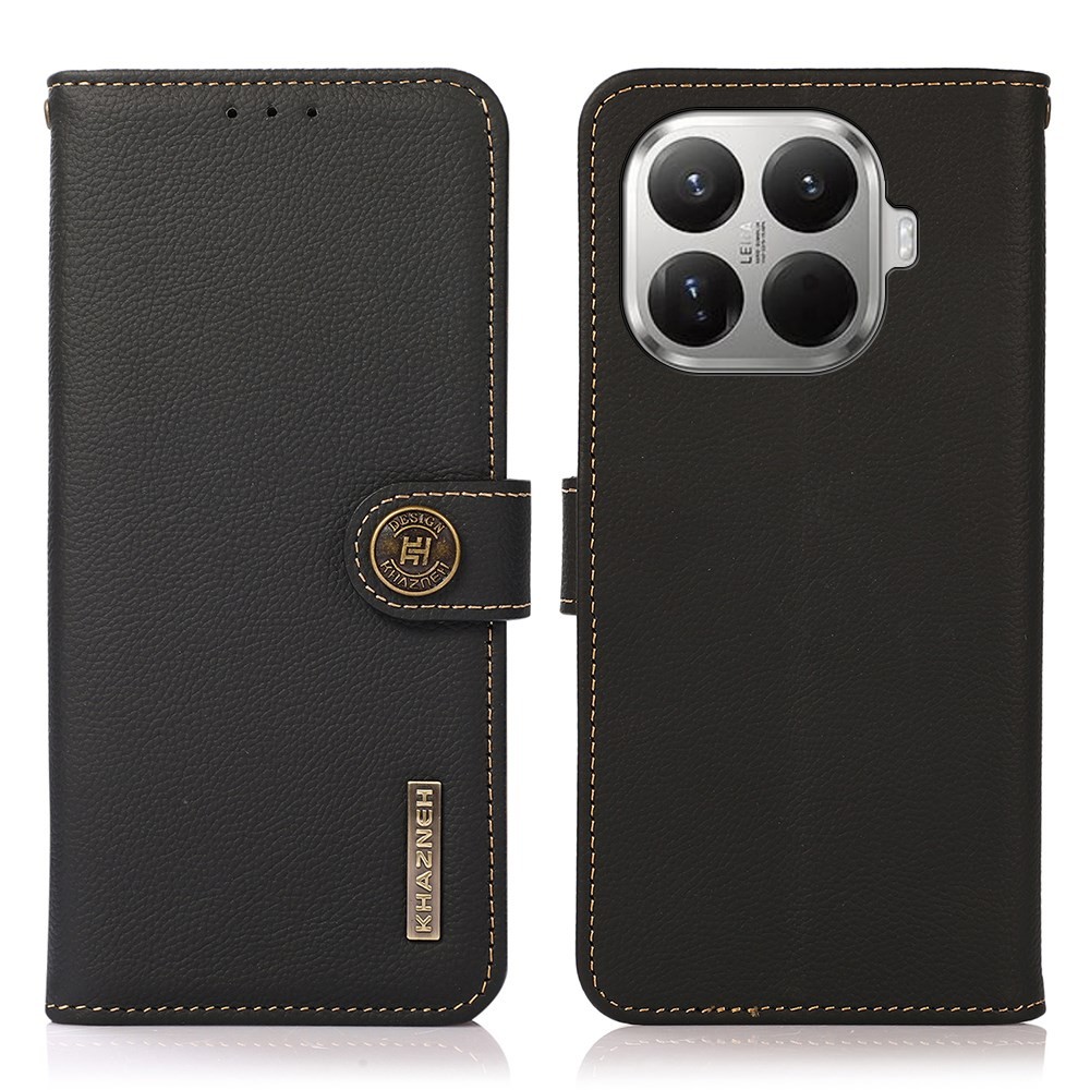 Xiaomi 17T Pro 5G KHAZNEH Δερμάτινη Θήκη Πορτοφόλι Black