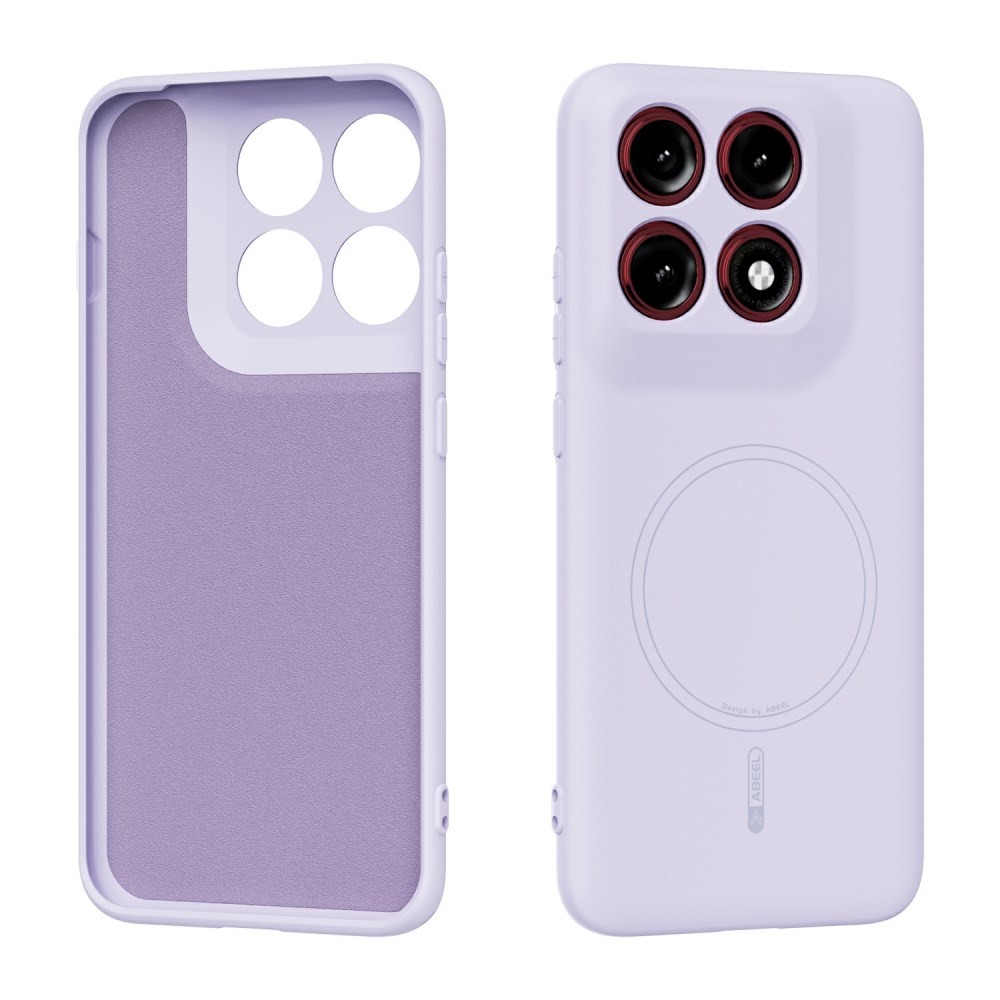 Motorola Edge 70 Pro 5G ABEEL Liquid Silicone Magsafe Θήκη Σιλικόνης Purple