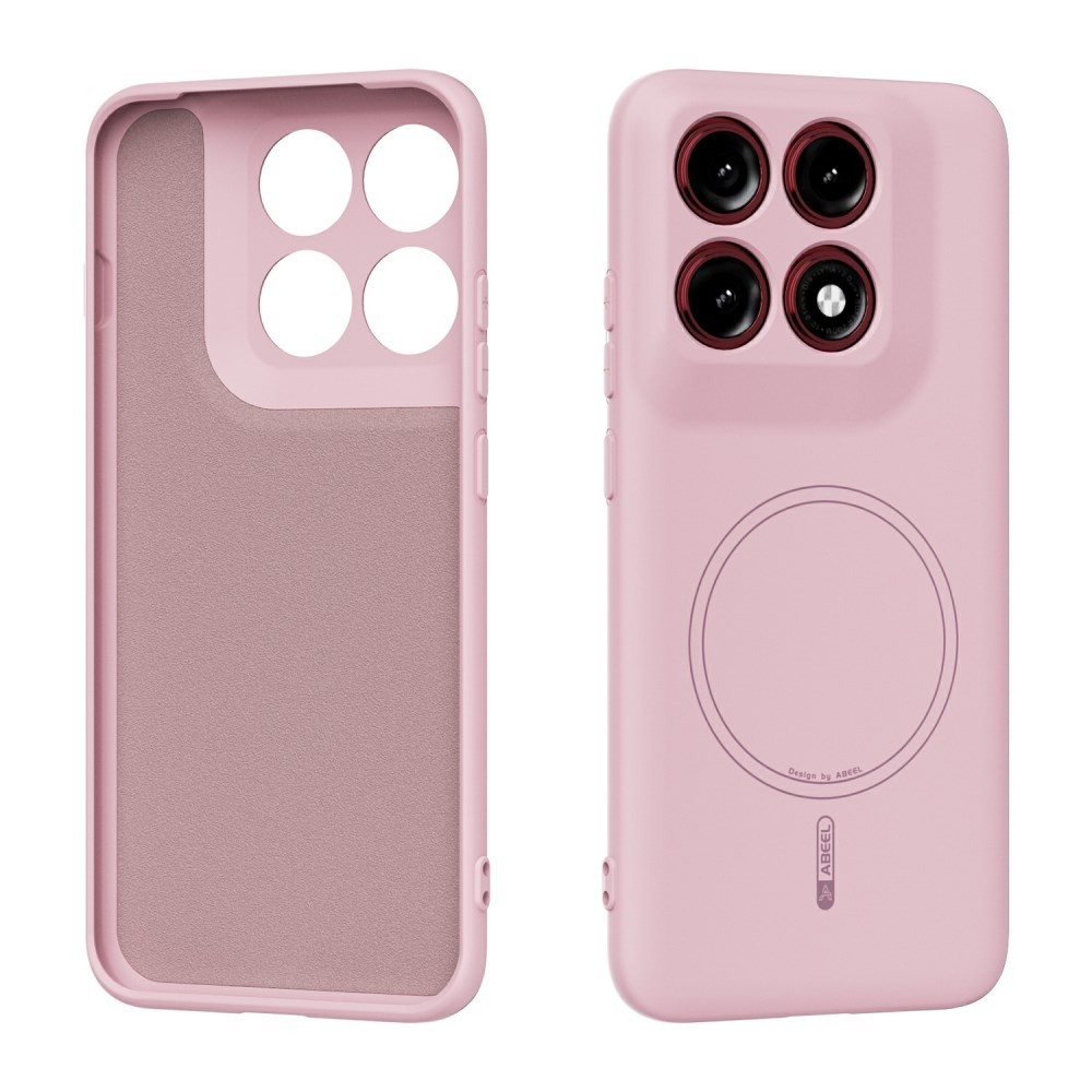 Motorola Edge 70 Pro 5G ABEEL Liquid Silicone Magsafe Θήκη Σιλικόνης Pink
