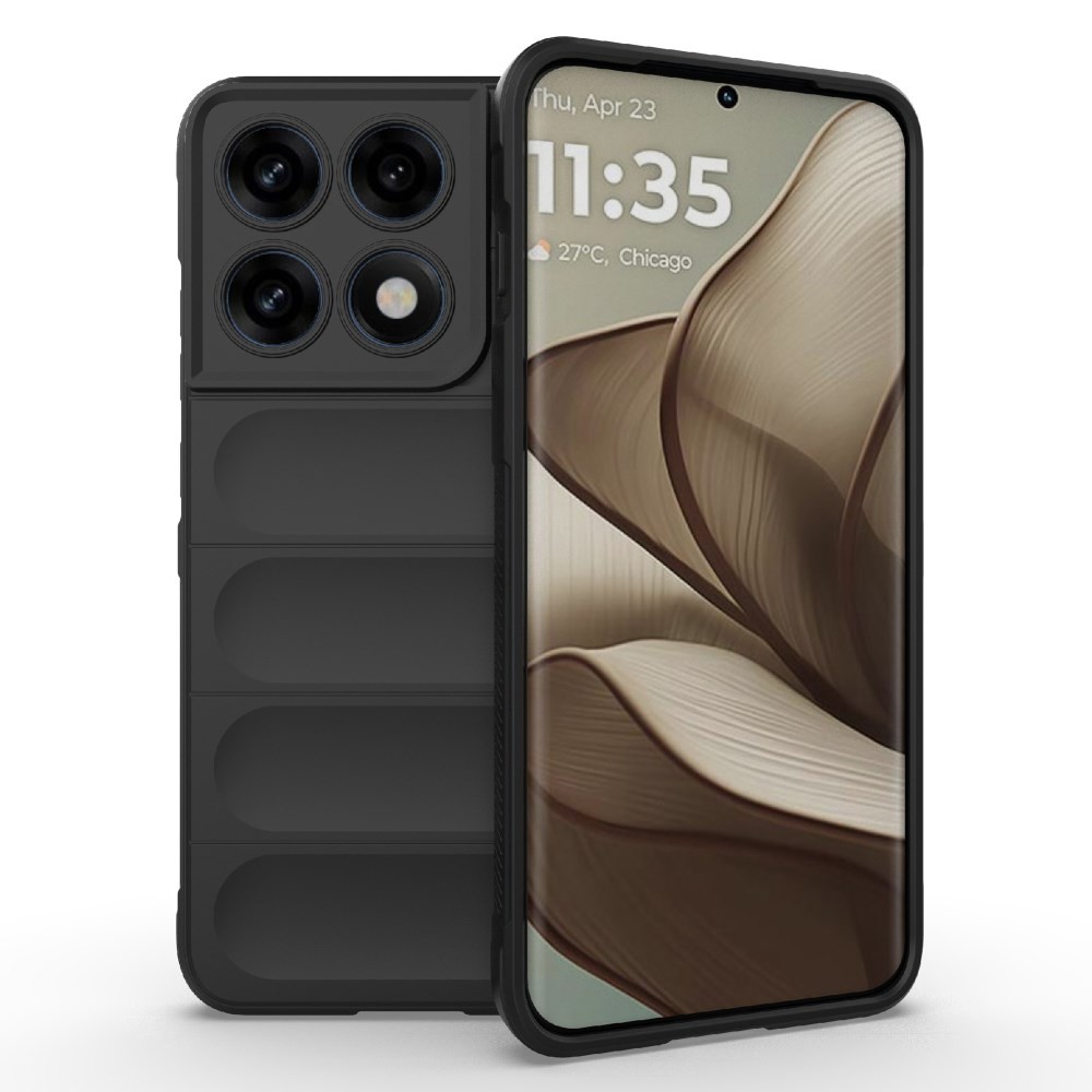 Motorola Edge 70 Pro 5G Magic Shield Θήκη Σιλικόνης Black