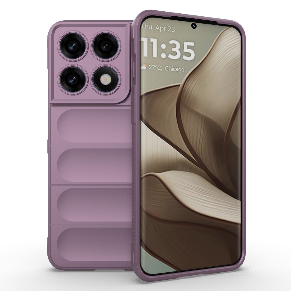 Motorola Edge 70 Pro 5G Magic Shield Θήκη Σιλικόνης Light Purple