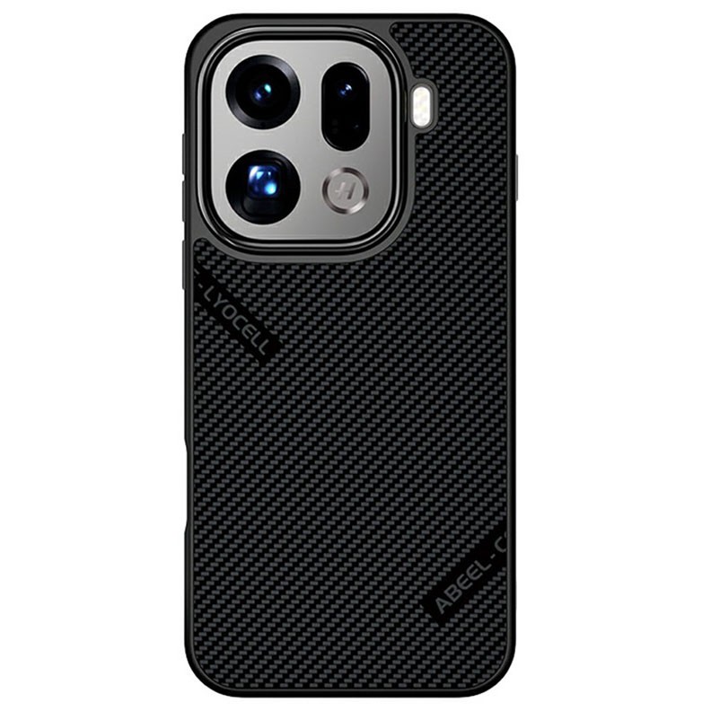 Oppo Find X9 Pro 5G ABEEL CF-Lyocell Series Σκληρή Θήκη Style 1