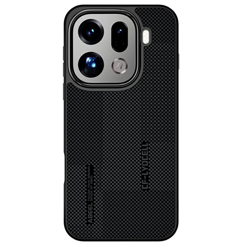 Oppo Find X9 Pro 5G ABEEL CF-Lyocell Series Σκληρή Θήκη Style 3