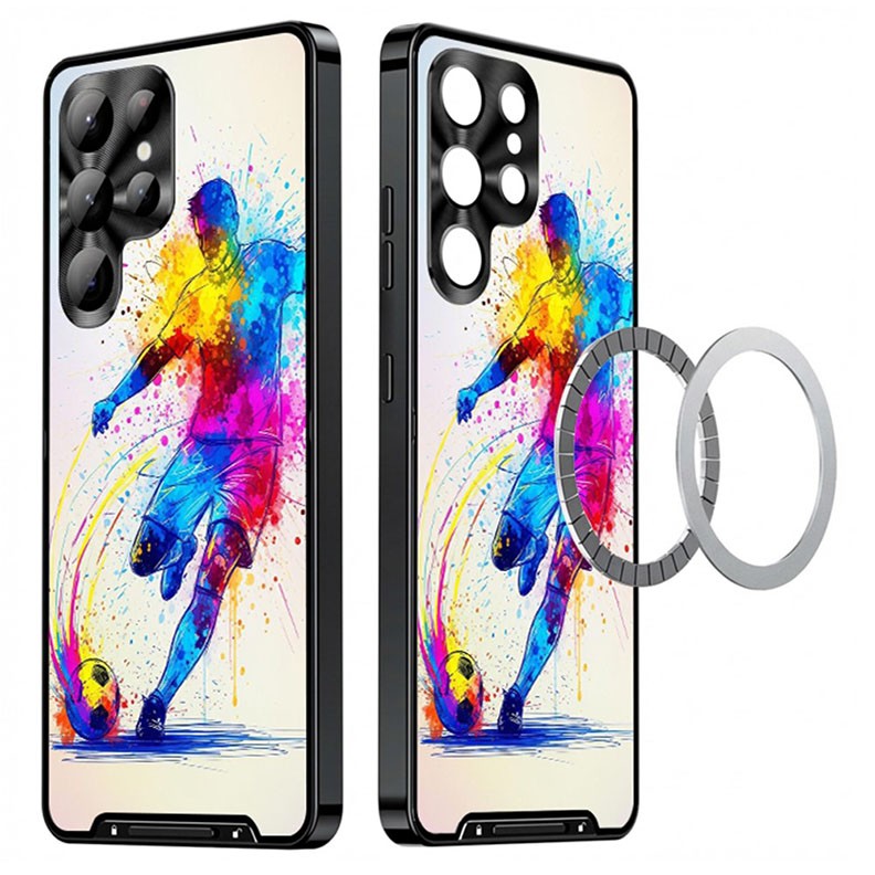 Samsung Galaxy S26 Ultra 5G Football MagSafe Σκληρή Θήκη με Προστασία Κάμερας Style 4
