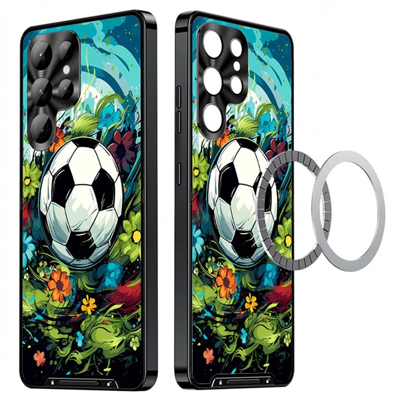 Samsung Galaxy S26 Ultra 5G Football MagSafe Σκληρή Θήκη με Προστασία Κάμερας Style 7