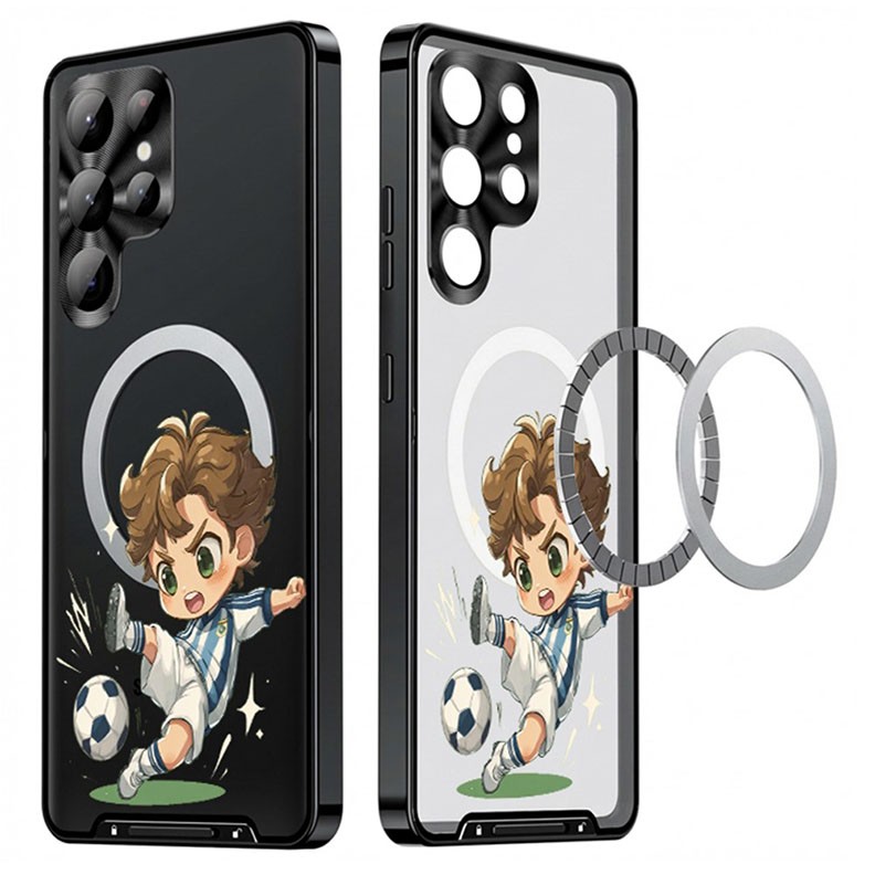 Samsung Galaxy S26 Ultra 5G Football MagSafe Σκληρή Θήκη με Προστασία Κάμερας Style 9