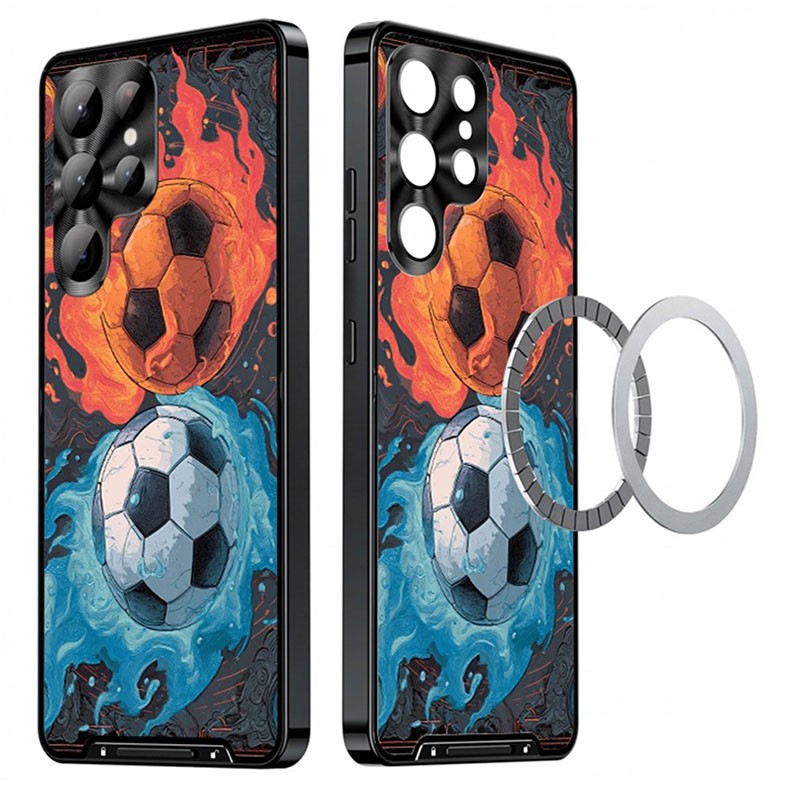 Samsung Galaxy S26 Ultra 5G Football MagSafe Σκληρή Θήκη με Προστασία Κάμερας Style 10