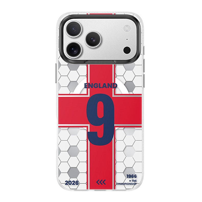 Apple iPhone 17 Pro Max BENKS D3 Football Theme MagSafe Σκληρή Θήκη Σιλικόνης The Shield of St George