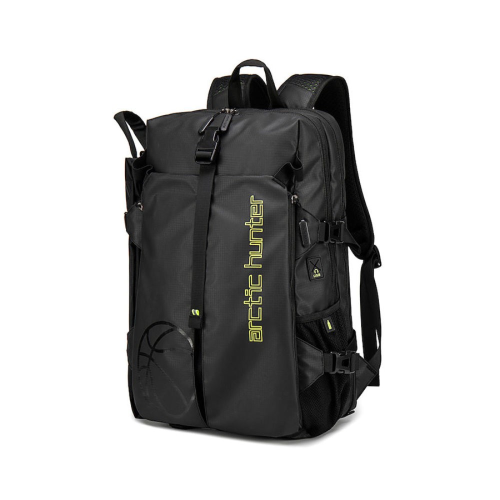 Arctic Hunter B00391-BK Τσάντα Πλάτης για Laptop 15.6  Ίντσες Black