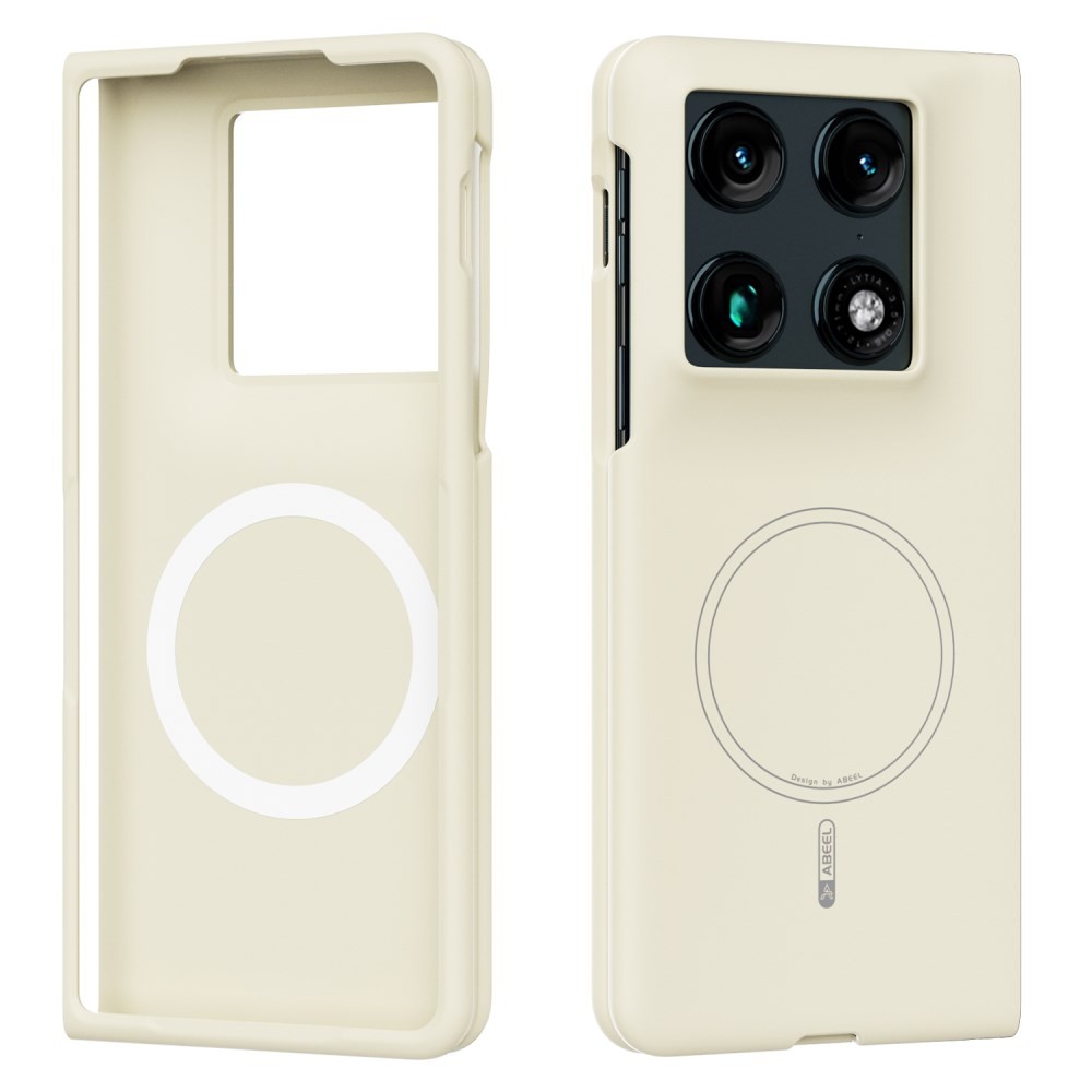Motorola Razr Fold 5G ABEEL Liquid Silicone Magsafe Θήκη Σιλικόνης Beige