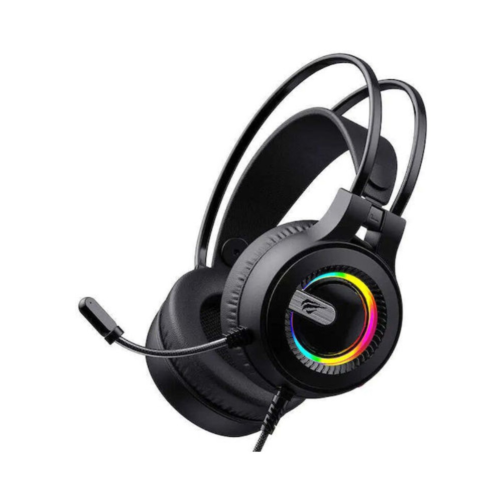 Havit H2040D Gaming Ακουστικά με RGB Φωτισμό Black