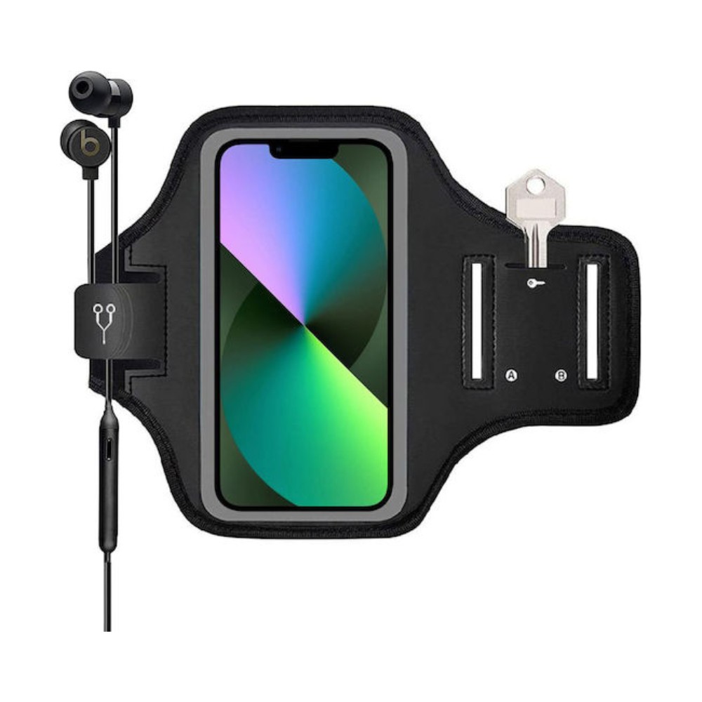 Techsuit TH10 Θήκη Μπράτσου έως 7 ίντσες Black