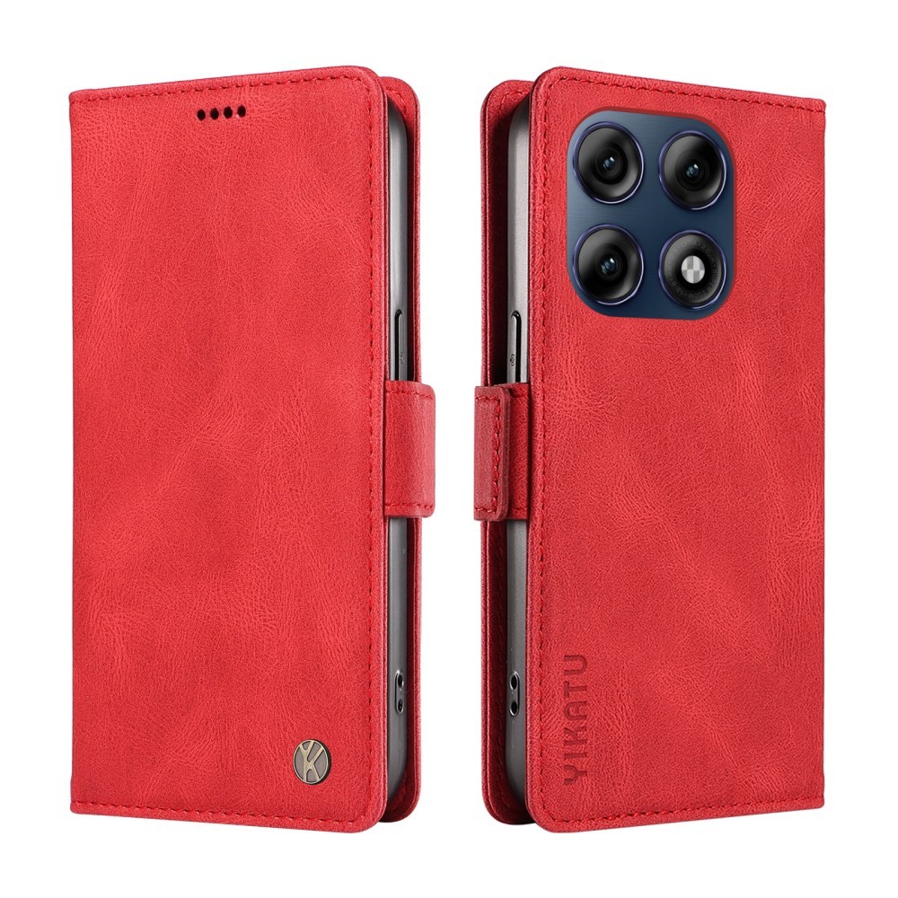 Motorola Moto G47 5G YIKATU YK-005 Θήκη Πορτοφόλι Red