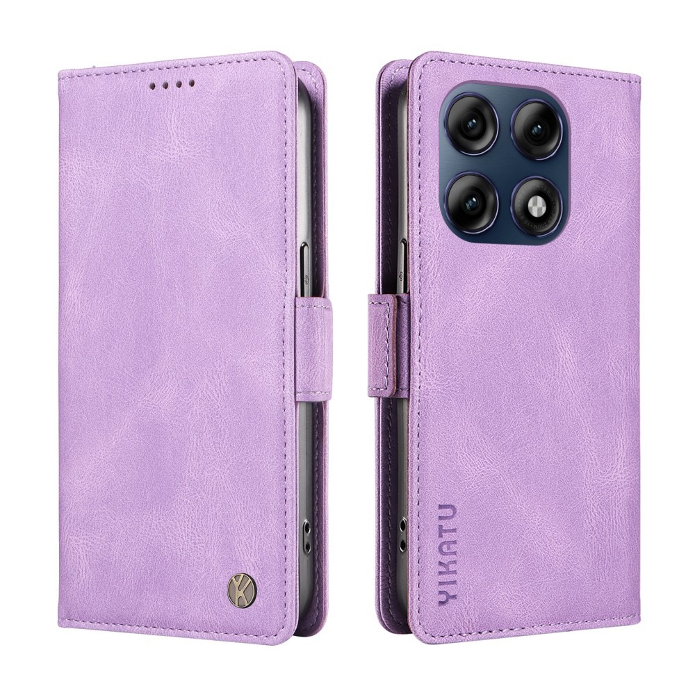 Motorola Moto G47 5G YIKATU YK-005 Θήκη Πορτοφόλι Purple
