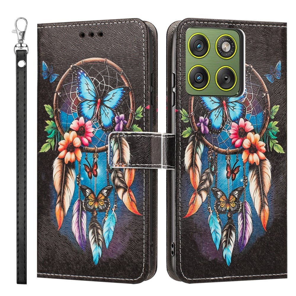 Motorola Moto G47 5G Colored Drawing Θήκη Πορτοφόλι Dreamcatcher