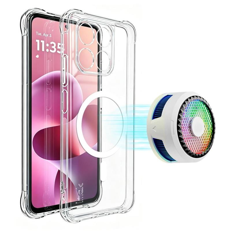 Motorola Moto G47 5G IMAK Buffer MagSafe Θήκη Σιλικόνης Transparent