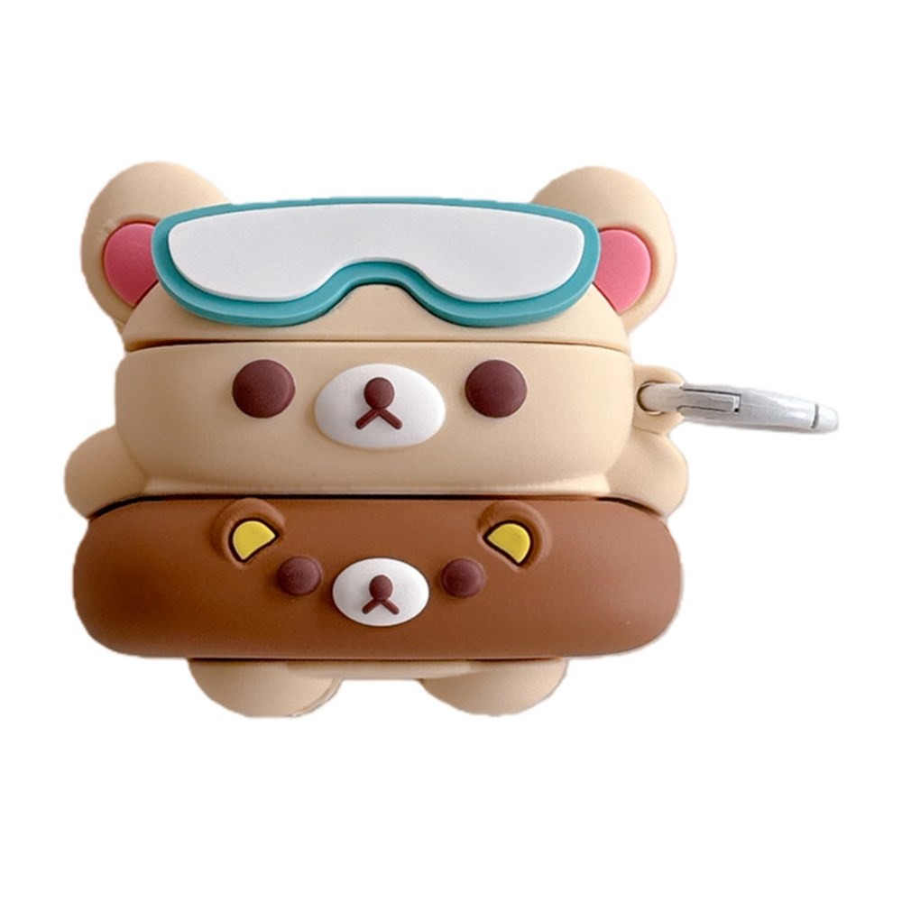 Apple AirPods 4 Θήκη Σιλικόνης Cartoon Bear