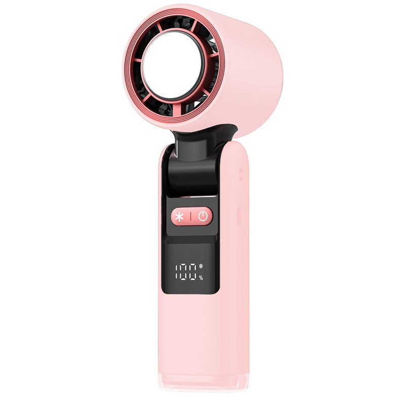  K-801 Φορητό Αναδιπλούμενο Ανεμιστηράκι 4000mAh Pink