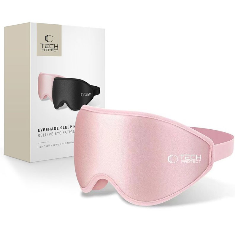 Tech-Protect  Eyeshade Sleep Mask - Μάσκα  Ύπνου/Ταξιδιού Baby Pink