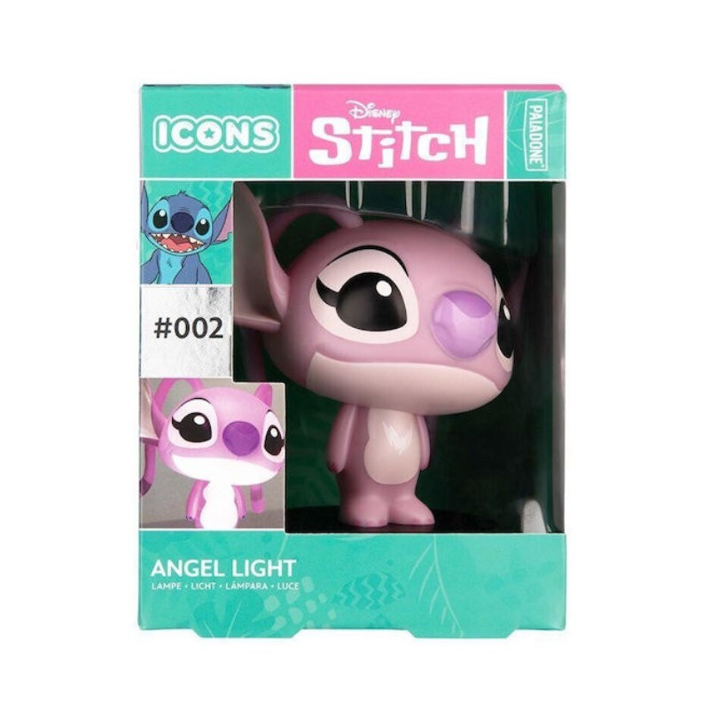 Paladone PP13693LS Stitch Διακοσμητικό Φωτιστικό Angel Pink