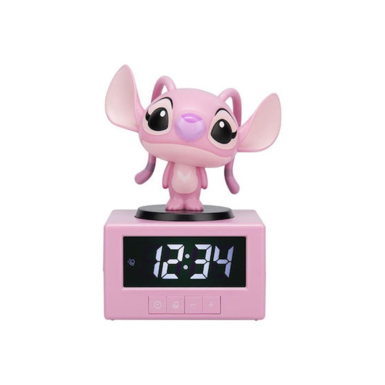 Paladone PP14987LS Επιτραπέζιο Ρολόι Ροζ Stitch Angel Pink
