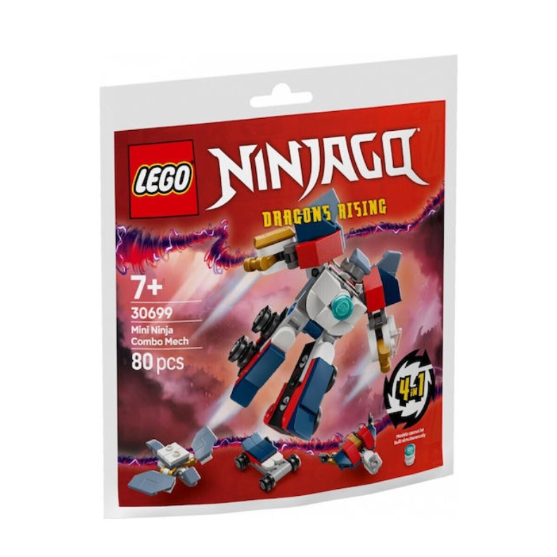 LEGO 6527979 Ninjago Mini Ninja Combo Mech για 7+ Ετών 80τμχ 