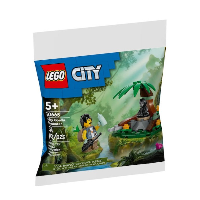 LEGO 6471442 City Baby Gorilla Encounter για 5+ Ετών 34τμχ 